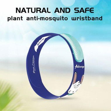 Mosquito Insect & Bug Repellent Wristband - Waterproof Outdoor Pest Repeller Bracelet With Natural Essential Oils (rabbit)