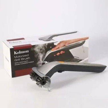 Moterized Grill Brush, with Heavy Duty Steam Cleaning Power Grill Cleaner Brush for Grill Cleaning with Grill Scraper