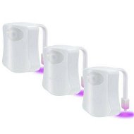 Detailed information about the product Motion Sensor Toilet Night Light Bathroom Body Motion Sensor Toilet Bowl Seat Light Lamp 8-Color Changes-3 Pack