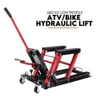 Detailed information about the product Motorcycle 680kg Bike Lift Stand Jack Hoist Atv Hydraulic Super Low Profile