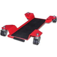 Detailed information about the product Motorcycle Dolly Centre Stand Red