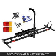 Detailed information about the product Motorcycle Motorbike Carrier Rack Towbar Arm Rack Dirt Bike Ramp Brake Lights