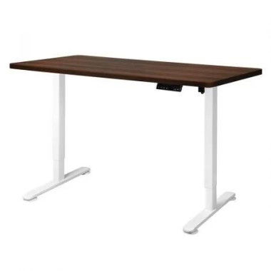 Motorised Standing Desk Height 120cm Walnut 800x 1.5MM