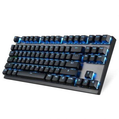 Motospeed GK82 87-Key Wireless 2.4GHz/Wired Dual Mode Mechanical Keyboard Type-C Interface Monochrome Backlight All Key Anti-Ghosting.