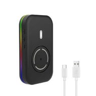 Detailed information about the product Mouse Jiggler for Laptop Undetectable, Mouse Mover Pad Moves Randomly, RGB ON/Off Interval Timer, USB-C Automatic Simulator Shaker