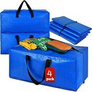 Detailed information about the product Moving Boxes Heavy Duty Extra Large Storage Bags Blue Moving Bags Totes With Zippers 4 Pack