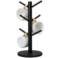 Detailed information about the product Mug Holder Tree,Coffee Cup Holder with 6 Hooks (Black)