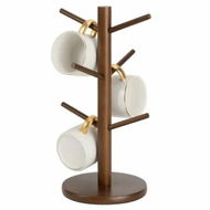 Detailed information about the product Mug Holder Tree,Coffee Cup Holder with 6 Hooks (Brown)