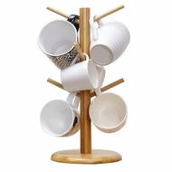 Detailed information about the product Mug Holder Tree,Coffee Cup Holder with 6 Hooks (Yellow)