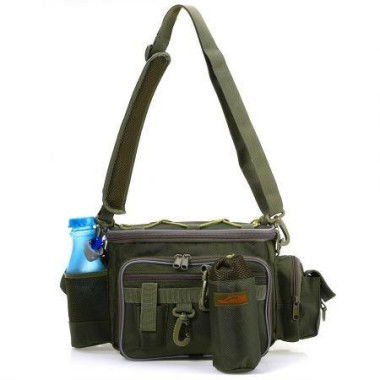 Multifunction Lure Waist Pack Fishing Tackle Messenger Bag