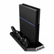 Detailed information about the product Multifunctional USB Cooling Fan With Charger Stand Function For PS4 Console And Controller