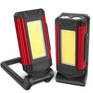 Detailed information about the product Multifunctional USB Rechargeable COB Work Light With Magnet Super Bright Led Flashlight Auto Repair Light Portable Camping Lamp Color RED