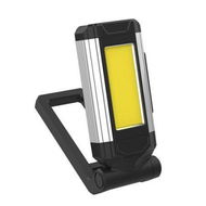 Detailed information about the product Multifunctional USB Rechargeable COB Work Light With Magnet Super Bright Led Flashlight Auto Repair Light Portable Camping Lamp Color Silver