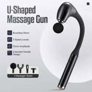 Detailed information about the product Muscle Massage Gun Brushless Motor Portable Handheld Body Tissue Percussion Electric Neck Leg Shoulder Back Massager Vibration Extended Handle 4 Heads