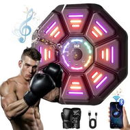 Detailed information about the product Music Boxing Machine, Boxing Machine Wall Mounted with Boxing Gloves Have 10 Modes and 9 Speeds Adjustable,Smart Bluetooth Boxing Machine for Men Women