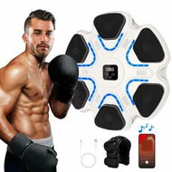 Detailed information about the product Music Boxing Machine with Bluetooth Pairing Includes Gloves Perfect for Home Fitness Stress Relief and Interactive Workouts