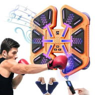 Detailed information about the product Music Boxing Machine with Boxing Gloves, Boxing Game Equipment Workout Punching Machine for Teenagers Boys Girls Gifts (Orange)