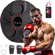 Detailed information about the product Music Boxing Machine,Smart Bluetooth Interactive Wall Mounted Punching Trainer with Gloves,Home Workout and Agility Training Equipment