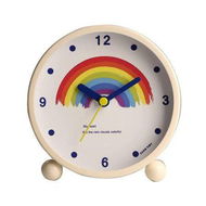 Detailed information about the product Mute Alarm Clock Rainbow Night Light Electronic Room Decoration Clock