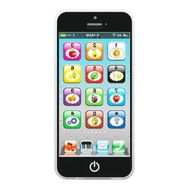 Detailed information about the product My First Own Cell Phone: Play to learn,touch screen with 8 functions and dazzling LED lights (Black)