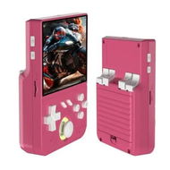 Detailed information about the product My Mini Retro Game Console with 128G TF Card, 3.5 IPS Screen RK3326 Linux System Handheld Game Console, Video Arcade Gaming Player Support 30+emulators, Pink