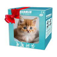 Detailed information about the product My Realistic Robot Cat, New Ai Robot Cat and Dog Plush Toy, That Act Like Real Cats, Interactive Stuffed Robotic Animal Toy For Boys Girls, Yellow