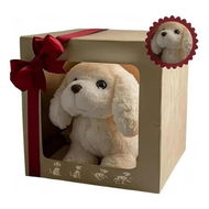 Detailed information about the product My Realistic Robot Puppy, AI Robotic Dog That Acts Like a Real Puppy, Walking, Barking, Tail Wagging, Gift box packaging, White