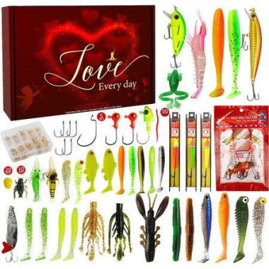 Mystery Tackle Box Fishing Mystery Box Freshwater Largemouth and Smallmouth Bass Lures Fishing Kit Ideal Gifts for Men Fishing Enthusiasts