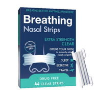 Detailed information about the product Nasal Strips,Breathing Nasal Strips for Better Breath in Sleep and Sport,Anti Snoring Devices 44 Clear Strips