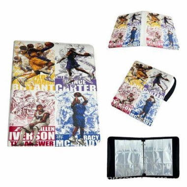 NBA Kobe Bryant TracyMcGrady Allen Iverson Vince Carter Card Binder for Cards Binder 9-Pocket, 900 Pockets Trading Card Games Collection Binder