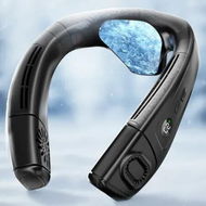 Detailed information about the product Neck Fan Portable Air Conditioners Personal Fans, Rechargeable Wearable LED Screen 3 Modes Gifts for Men Women Outdoor Travel Indoor (Black)