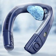 Detailed information about the product Neck Fan Portable Air Conditioners Personal Fans, Rechargeable Wearable LED Screen 3 Modes Gifts for Men Women Outdoor Travel Indoor (Blue)