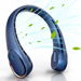 Neck Fan, Portable Fan Strong Wind, Upgraded 5200mAh, Blue. Available at Crazy Sales for $29.95