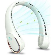 Detailed information about the product Neck Fan, Portable Fan Strong Wind, Upgraded 5200mAh, White