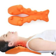 Detailed information about the product Neck Massager Traction Cervical Relief Shoulder Stretcher Tool Device Trigger Point Relaxation Support