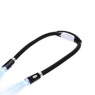 Neck Reading Light Book Light for Reading in Bed 4 LED 3 Modes Neck Reading Lamp Hands Free Flexible Torch for Readers