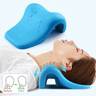 Detailed information about the product Neck Stretcher For Neck Pain Relief Neck Posture Corrector Chiropractic Pillow For TMJ Pain Relief And Cervical Spine Alignment