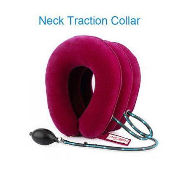 Neck Traction Neck Cervical Traction Collar Device For Neck And Back Pain Relief Inflatable Spine Alignment Pillow