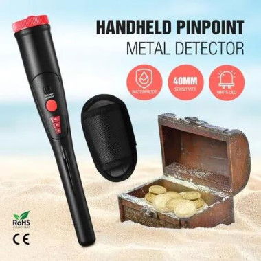 New Handheld Metal Detector Portable Pin Pointer Treasure Hunter W/ Belt Holster