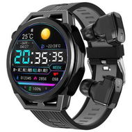 Detailed information about the product New N18 Smart Watch Tws 2 In 1 HIFI Stereo Wireless Bluetooth Dual Headset Call For Android IOS Color Black