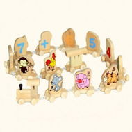 Detailed information about the product New Train Puzzle Baby Intelligence Toy 12 Animals Early Education Zodiac Game