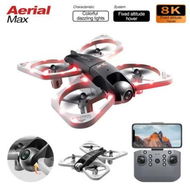 Detailed information about the product New Ultra 8K Drone With Smart Remote Control 180 Degree Wide-Angle Dual Camera Colorful LED Lights Auto Return Home RC Aircraft Toy