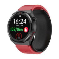 Detailed information about the product Newest Smart Watch Heart Rate Blood Sugar Blood Pressure Uric Acid Blood Lipid Body Temperature Monitoring Remote Care Sports Watch Color Red