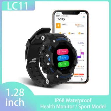 Newest Smart Watch LC11 IP68 Waterproof Watches Fitness Sports Smartwatch Heart Rate Blood pressure Bracelet for Android IOS