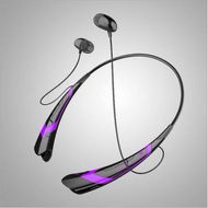 Detailed information about the product Newest Wireless Bluetooth 4.0 Stereo 760 Headset Headphone For Samsung IPhone LG - Black + Purple.