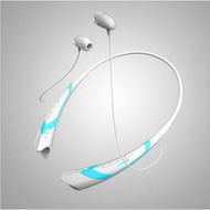 Detailed information about the product Newest Wireless Bluetooth 4.0 Stereo 760 Headset Headphone For Samsung IPhone LG - White + Blue.