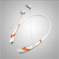 Detailed information about the product Newest Wireless Bluetooth 4.0 Stereo 760 Headset Headphone For Samsung IPhone LG - White + Orange.