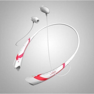 Newest Wireless Bluetooth 4.0 Stereo 760 Headset Headphone For Samsung IPhone LG - White + Red.