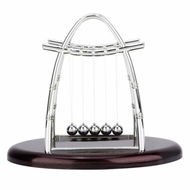 Detailed information about the product Newtons Cradle Classic Pendulum Balance Balls Motion Desk Toys Swinging Decoration Stress Relief Display Physics Steel Ball Desktop (Large)