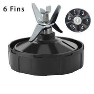 Detailed information about the product Ninja Blender Replacement Parts, 6 Fins Extractor Blade Assembly Fits Ninja 16oz Cups, Replacement Blade Compatible with Nurti Ninja Blenders Pro BL660